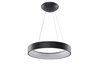 Lampa wisząca czarna 80cm sterowana pilotem i aplikacją SOLVENT R PENDANT 80 CCT SMART BK + REMOTE CONTROL AZZARDO AZ3972