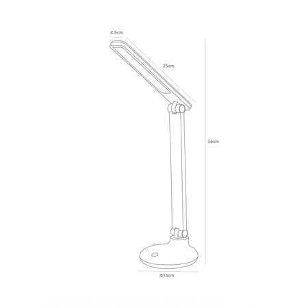 Lampka biurkowa BIURKOWA LED Zuma Line 1913-BK