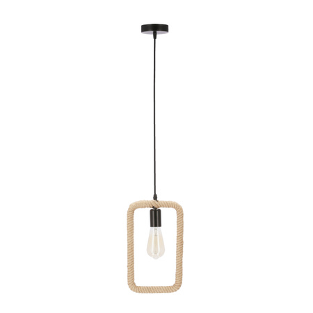 Ostor lampa wisząca czarny+beżowy 1x40W E27 Candellux 31-28761