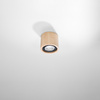 Lampa sufitowa, oprawa BASIC 1 Drewniana Sollux Lighting SL.0913
