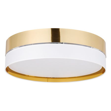 Lampa sufitowa plafon 60cm HILTON WHITE/GOLD TK Lighting 4773