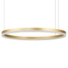 Lampa wisząca złoty okrąg HALO PENDANT 80 CCT DIMM GO + REMOTE CONTROL AZZARDO AZ6473