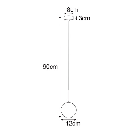 Lampa wisząca K-5680 z serii AURA Kaja Lighting