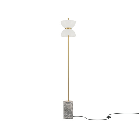 Lampa podłogowa z białym ciekawym kloszem LED 3000K Kyoto MOD178FL-L11G3K Maytoni