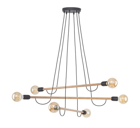 Lampa wisząca HELIX WOOD TK Lighting 4953