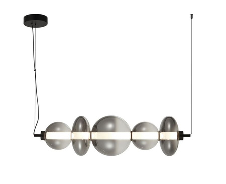 Lampa wisząca podłużna SONTE LED Italux PND-24352-40W-BK-SG