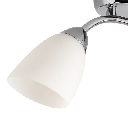 Tania potrójna lampa sufitowa z plastikowymi kloszami PORTOS 3xE14 Milagro ML2266