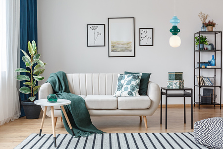 Lampa wisząca z zielonej i niebieskiej ceramiki 1xE14 Latera Italux PND-94331A-1S-MLTI
