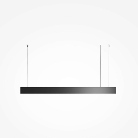 Czarna lampa wisząca liniowa 112cm LED BASIS P051PL-36W2.7-6K-B Maytoni