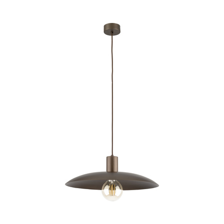 Metalowa brązowa lampa wisząca o średnicy 41cm ASTRA BROWN 1XE27 Tk Lighting 10964