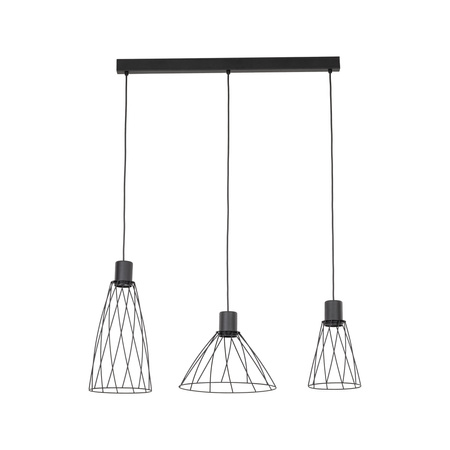 MODESTO BLACK LAMPA WISZACA 3 TK Lighting 10149