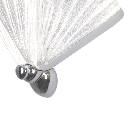 Kinkiet Mariposa skrzydła motyla srebrny LED CCT Light Prestige LP-1715/1W CH