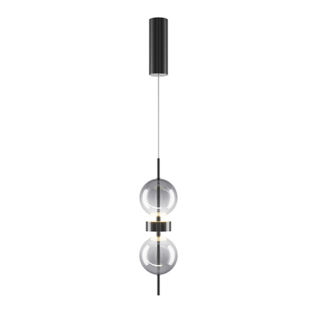Nowoczesna lampa wisząca szklane dymione dwie kule LED 3000K Double Moon MOD478PL-L8B3K Maytoni