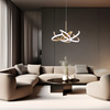 Lampa wisząca Spider 48 cm złota LED CCT Light Prestige LP-1225/1P 48 GD