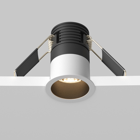 Podtynkowe okragłe oczko sufitowe LED 3000K Minor DL089-5W3K-BW Maytoni