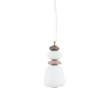 Pojedyńcza lampa wisząca z ceramiki i szkła w stylu Art Deco CERAMIC LED Nowodvorski 11702
