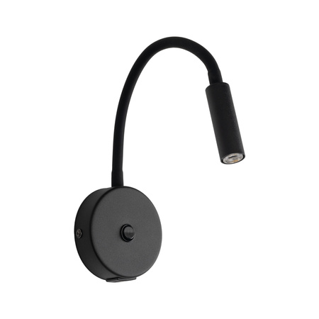 LAGOS BLACK KINKIET 1 USB TK Lighting 10200