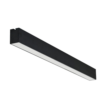Lampa podłużna natynkowa czarna LED 120cm LINELIO OPAL 120 CCT DIMM BK AZZARDO AZ5657