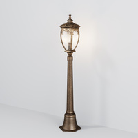 Klasyczna lampa stojąca ogrodowa 113cm 1xE27 Fleur O414FL-01GB1 Maytoni
