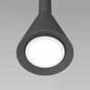 Czarna długa wąska lampa wisząca Arrow 1xGU10 Maytoni P064PL-01B