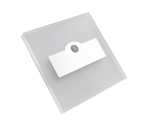 Oprawa schodowa biała LUMI z czujnikiem ruchu 12V 4000K LED Milagro EKS9118