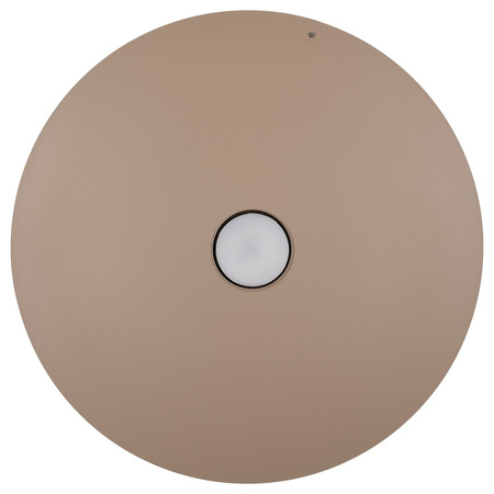 Lampa wisząca geometryczny metalowy cienki dysk w kolorze taupe z regulacją kąta zawieszenia PIATTO 1xGX53 fi 450mm Milagro MLP2914