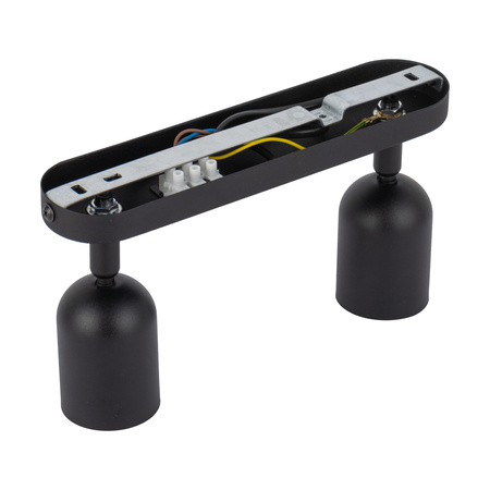 TOP LAMPA SUFITOWA 2 PŁ CZARNY TK Lighting 4416