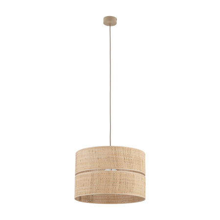 Lampa wisząca o średnicy 38cm z rafii w stylu boho 1xE27 CALMA Tk Lighting 11601
