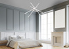 Lampa wisząca biała SPIDER LED MaxLight P0270 
