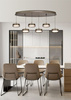 Lampa wisząca szóstka owalna Valensole brąz Aviano Lighting 7062-621