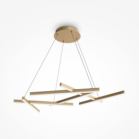 Lampa wisząca LINE LED złota 4000K Maytoni MOD016PL-L75MG4K