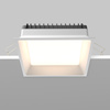 Kwadratowa oprawa wpuszczana 17x17cm LED IP44 do łazienki Okno DL056-24W3-4-6K-W Maytoni