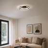Zakręcona czarna lampa sufitowa LED TURNER 32W 4000K Milagro ML2058