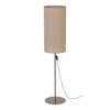 Lampa podłogowa z cylidnrycznym abażurem z lnu 133cm 1XE27 FIENO NEW BROWN Tk Lighting 16197