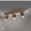 Lampa sufitowa potrójna industrialna matowy mosiądz 3xE27 Alami Just Light 11488-60