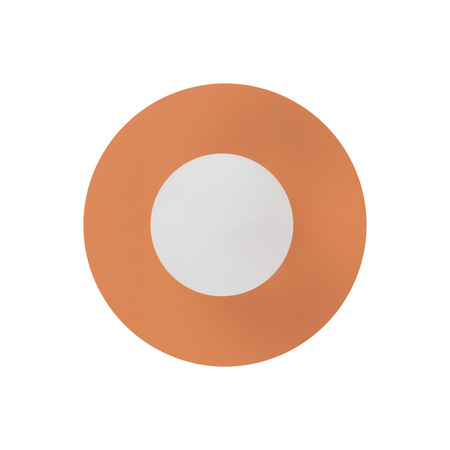 Kinkiet szklana kula na metalowej okrągłej podstawie PIXI SALMON 1xG9 Tk Lighting 11427