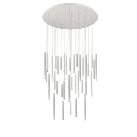Duża wielopunktowa lampa wisząca ILIOS 36 PENDANT 3-STEP DIMM WH AZZARDO AZ5749