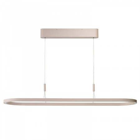 Duża owalna lampa wisząca w kolorze beżowym LAYLA 150 3000K DIMM BEIGE AZZARDO AZ6759