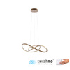 Lampa wisząca LED zawijana w kolorze matowego mosiądzu MARIA z funkcją SwitchMo Just Light 15402-60