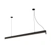 Lampa wisząca liniowa czarna 120cm LED o ciepłej barwie światła 3000K Sigi IV PL0129-BK Yaskr