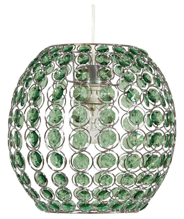 RICA LAMPA WISZĄCA 28 1X40W E27 ZIELONY + LINKA 85-10523 Candellux 31-02556