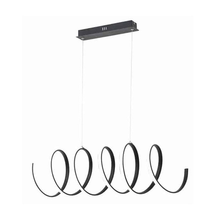 Lampa wisząca czarna RIBBON LED Reality 336401-02