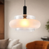 Lampa wisząca ze szklanym pierścieniowym mrożonym kloszem BRIZI 1xE27 Candellux Studio 31-51523