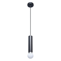 Lampa wisząca Macera 1xE27 Italux PND-33849-1-BK