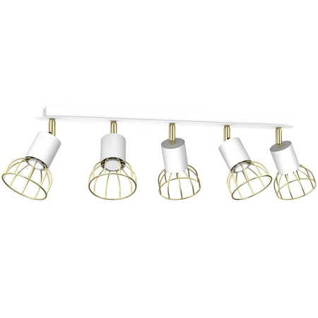 Lampa sufitowa DANTE White/Gold 5x mini GU10 MLP7253