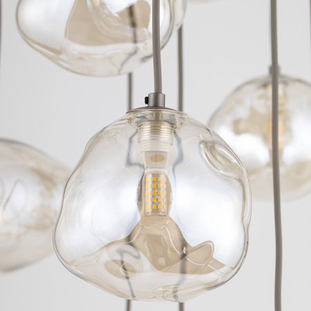 Lampa wisząca o średncicy 72cm NEBIA NEW BROWN 13XG9 Tk Lighting 11794