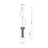 Lampa wisząca Aeris dymna LED CCT Light Prestige LP-2137/1P SM
