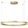 Lampa wisząca złoty okrąg HALO PENDANT 80 CCT DIMM GO + REMOTE CONTROL AZZARDO AZ6473