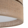 Lampa sufitowa o średnicy 45cm juta, Jasne drewno DORMA WOOD JUTA 4xE27 Tk Lighting 11790