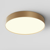 Złota matowa okrągła lampa sufitowa o średnicy 40cm LED 3000K 2880 lumenów Zon C032CL-45W3K-RD-MG Maytoni